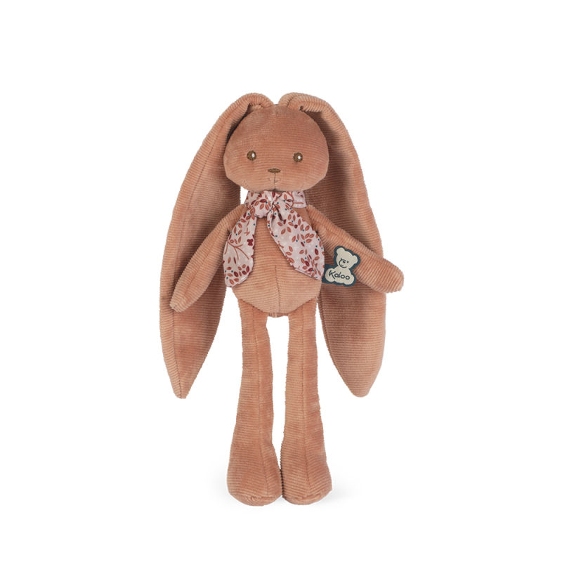  lapinou peluche lapin rouge terracotta 25 cm 